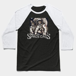 Space Cats Baseball T-Shirt